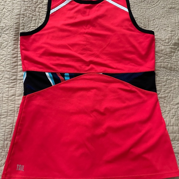 Tail Tennis Golf Athletic Tank top shirt White Size Small - Picture 1 of 4